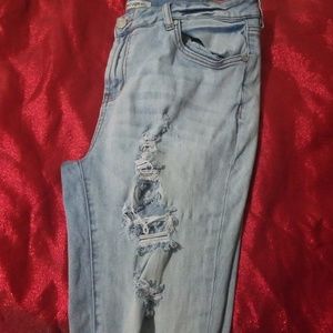 distressed jeans